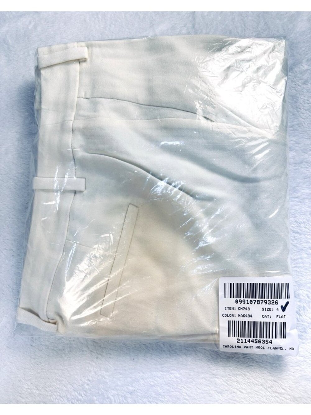 J.Crew Carolina Dress Wool Pant In Bouclé Ivory Sz 4 Work-Night Out NWT #CN743 - Picture 14 of 15